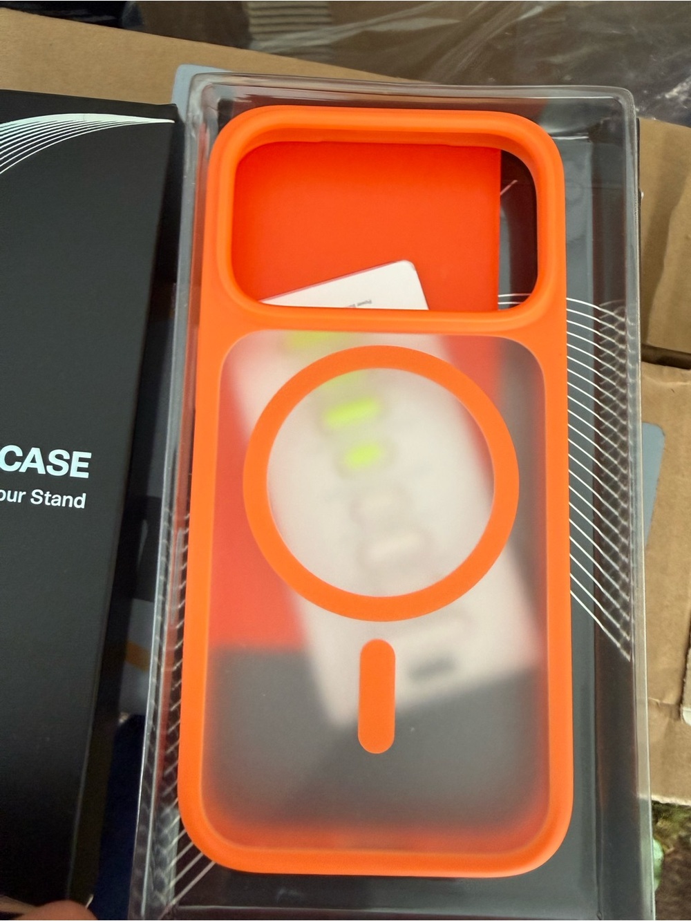 Orange Tablet Case Cover with MagSafe Compatibility